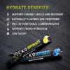 Jocko Fuel Hydrate Electrolytes Powder Packets Low Sugar - Hydration Amplifier Packets for Recovery, Dehydration, & Exercise - with Vitamins B6, B12 & C (16 Packets) Blue Raspberry view 3