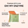 O! MY ENZYME Fermented Enzyme Supplement Powder Sticks with Probiotics for Healthy Digestion Immune Support, Amylase Protease Beta-carotene, Anti-oxidant Enzymes Digestive Supplement, 30 Sticks view 2