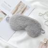 4 Pcs Plush Eye Masks Fuzzy Sleeping Mask Soft Blindfolds Eye Covers Sleep Eyeshade Travel Nap Mask Sleepover Party Supplies for Adults Kids view 4