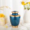 Cremation Urn for Human Ashes Adult Brass Urn for Men or Women up to 200lbs Handcrafted Memorial Burial Container Suitable for Funeral or Display view 2