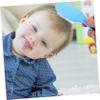 GLEAVI 1Set Brush and Comb Blue Soft Massage Hair Brush and Boy Girl Comb for Newborn Care Anti-Static Design to Promote Blood Circulation and Brain Development view 3