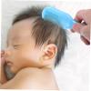 GLEAVI 1Set Brush and Comb Blue Soft Massage Hair Brush and Boy Girl Comb for Newborn Care Anti-Static Design to Promote Blood Circulation and Brain Development view 4