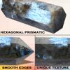 CASMON Large Healing Crystal Wands 3.9"-4.3"(10-11cm), Natural Labradorite Obelisk Crystal Tower Stone, 6 Faceted Single Healing Crystal Point for Reiki Chakra Meditation Therapy (1PC) view 3
