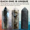 CASMON Large Healing Crystal Wands 3.9"-4.3"(10-11cm), Natural Labradorite Obelisk Crystal Tower Stone, 6 Faceted Single Healing Crystal Point for Reiki Chakra Meditation Therapy (1PC) view 4