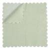 100 Pack Cocktail Napkin 2-Ply Scalloped Edged Dessert Napkins Folded 5 x 5 Inches Disposable Napkins for Dinner Wedding Birthday Party Bridal Anniversary Reception Event (Sage Green) view 3