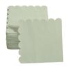 100 Pack Cocktail Napkin 2-Ply Scalloped Edged Dessert Napkins Folded 5 x 5 Inches Disposable Napkins for Dinner Wedding Birthday Party Bridal Anniversary Reception Event (Sage Green) view 4