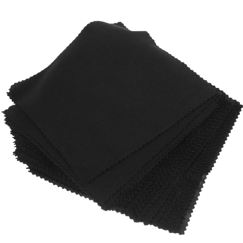 BESPORTBLE 100pcs Microfiber Cleaning Cloths for Glasses and Screens Scratch Lens Cleaning Cloths for Eyeglasses Phones and Electronics Double-Sided