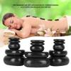 20Pcs/Set Massage Stones, Hot Rock Massages, Hot Spa Black Basalt Oval Shape Stone Hot Stones for Massage for Essential Oil Pedicure Massage Body Relaxation view 2