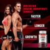 GREABBY Creatine Monohydrate Gummies - 5g Creatine Monohydrate with L-Taurine, B12, Mixed Berry Flavor, 120 Count view 2
