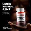 GREABBY Creatine Monohydrate Gummies - 5g Creatine Monohydrate with L-Taurine, B12, Mixed Berry Flavor, 120 Count view 3