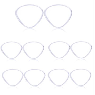 High Heel Cushion Pads Gel Soft Ball of Foot Cushion Forefoot Metatarsal Insert Anti Slip Foot Pain Relief Shoe Insoles 5 Pairs