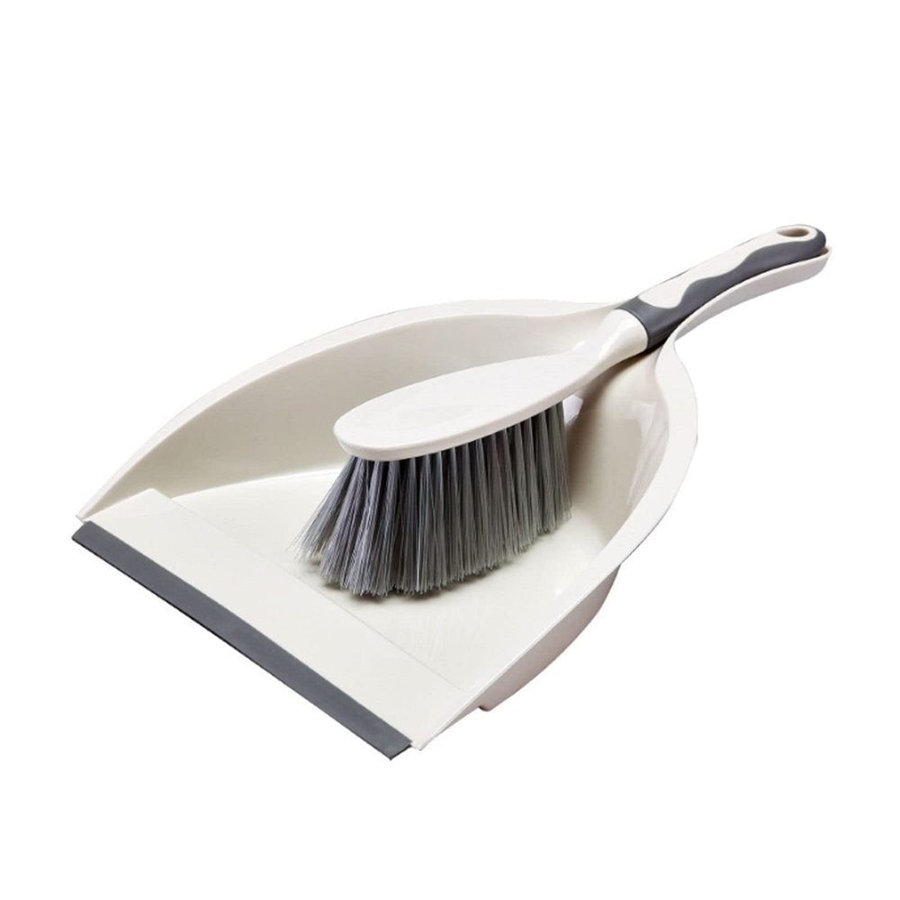 LUCKTE Small Broom and Dustpan Set,Mini Handheld Dust pan with Cleaning Brush Combo for Home, Car, or Indoor Pet Care