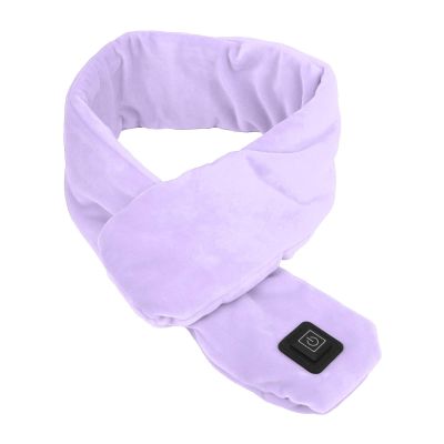 Heated Scarf, Neck Heating Pad, Winter Smart Heating Scarf, Heating Scarf for Neck, Safety Electric Neck Wrap, 3 Gears Temperature Adjust Warm Scarf for Women Men, Gift Idea for Family(Purple)