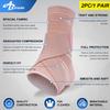 ABIRAM Ankle Brace for Women & Men, Ankle Compression Sleeve with Wrap, Foot Support Sleeve, Ankle Support for Sprained Ankle, Plantar Fasciitis Relief Socks, Achilles Tendonitis, Sports, S view 2
