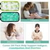 Pedobi 2 Pack Castor Oil Pack Wrap for Kids, Reusable Organic Cotton Castor Oil Pad Compress Relieve Stomach Discomfort Liver Detox with Adjustable Strap Anti Oil Leak view 4