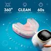 Sensory 360 Round U-Shaped Astronaut Design Mouthguard Electric Toothbrush for Kids Ages 2-7 - Automatic Memory Function - 5 Modes Toothbrush with Multiple Heads  Kids Travel Essentials (White) view 3