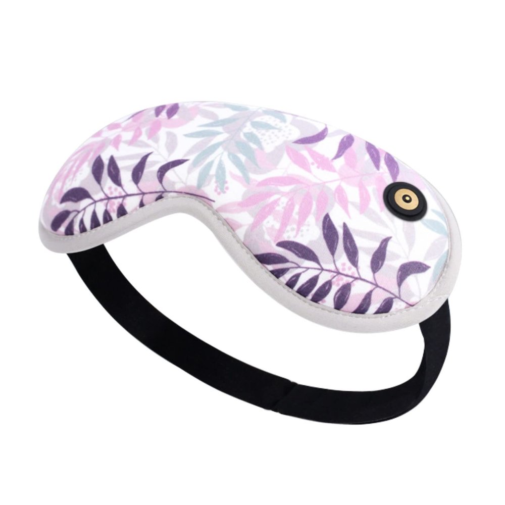 BINOXY Wireless Heated Eye Mask, USB Charging Relief Eye Fatigue Hot Sleeping Mask Moist Heat Eye Compress for Dry Eye, Chalazion, Blepharitis (Color : E, Size : 20 * 9cm)