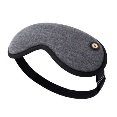 BINOXY Heated Eye Mask,Electric USB Heated Hot Pads, Adjustable Temperature Control, Designed to Relieve for Blepharitis, Dry, Stress, Puffy Eyes (Color : Gray, Size : 20 * 9cm)