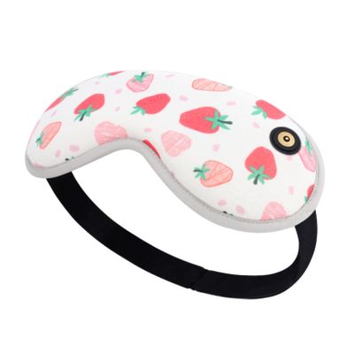 BINOXY Wireless Heated Eye Mask, USB Charging Relief Eye Fatigue Hot Sleeping Mask Moist Heat Eye Compress for Dry Eye, Chalazion, Blepharitis (Color : A, Size : 20 * 9cm)