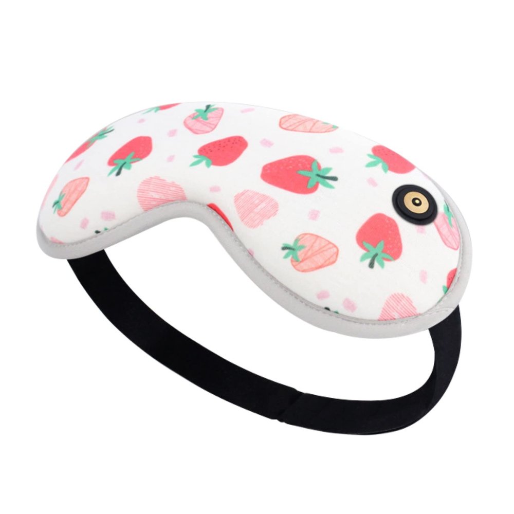 BINOXY Wireless Heated Eye Mask, USB Charging Relief Eye Fatigue Hot Sleeping Mask Moist Heat Eye Compress for Dry Eye, Chalazion, Blepharitis (Color : A, Size : 20 * 9cm)