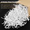 1LB Crinkle Cut Paper Shred Filler for Gift Box Bag and Basket On Holidays (White) view 4