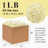 Corlcol 1LB Crinkle Cut Paper Shred Filler for Gift Box Bag and Basket On Holidays(Beige) view 2