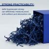 Corlcol 1LB Crinkle Cut Paper Shred Filler for Gift Box Bag and Basket On Father's Day(Navy Blue view 4