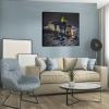 Food Ice Cream Cake Blueberry Juice Blackberry Mint Chocolate Dark Background Room Aesthetics Posters Canvas Posters Bedroom Decoration Sports Office Decoration Gifts Wall Art Decoration Printing Post view 4