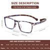 AQWANO 2 Pack Reading Glasses for Women Men Neck Hanging Blue Light Block Durable Flexible TR90 Ultra-light Readers Anti Glare, 2.25 view 2