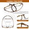 AQWANO 2 Pack Reading Glasses for Women Men Neck Hanging Blue Light Block Durable Flexible TR90 Ultra-light Readers Anti Glare, 1.5 view 4