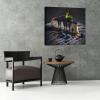 Food Ice Cream Cake Blueberry Juice Blackberry Mint Chocolate Dark Background Room Aesthetics Posters Canvas Posters Bedroom Decoration Sports Office Decoration Gifts Wall Art Decoration Printing Post view 3