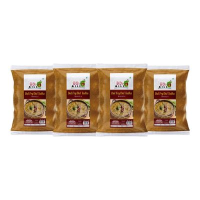 90's MILL Authentic Punjabi Dal Tadka/Dal Fry Masala Powder, Easy to Use Dal Fry/Dal Tadka Masala Mix, Cooking Essentials for Fine Taste, Multipurpose Dal Fry Masala for Unique Flavor-240Gx4Pk