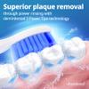 Replacement Heads - Compatible with Philips Sonicare Replacement Heads - Medium Replacement Toothbrush Head - Replaces HX6015/03 SimplyClean Toothbrush Heads - White - 8 Pcs view 4