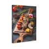 Food Kebab Vegetable Skewer Beef Tomato Green Pepper Onion Vanilla Room Aesthetics Posters Canvas Posters Bedroom Decoration Sports Office Decoration Gifts Wall Art Decoration Printing Posters 24x36in view 1