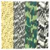 100 pcs Mixed Themed Party Paper Straws, Decorative Green Grey Yellow Camouflage Camo Military Picnic BBQ Hunter Juice Coffee Bar Drinking Straws, Safari Wedding Cake Pop Sticks (Hunting Camo)