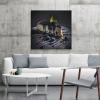 Food Ice Cream Cake Blueberry Juice Blackberry Mint Chocolate Dark Background Room Aesthetics Posters Canvas Posters Bedroom Decoration Sports Office Decoration Gifts Wall Art Decoration Printing Post view 3