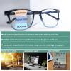 COJWIS 3 packs Progressive Multifocus Reading Glasses for Women Men UV Protection Contains Multifocal Sunglasses with Spring Hinge (3 Mix Color, 2.25, multiplier_x) view 4