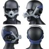 Wisp CPAP Mask Headgear Strap with Fabric Frame and Magnetic Clips Replacement Supplies Compatible with Respironics Wisp Nasal CPAP/BiPAP Mask (Standard Size, Blue) view 2