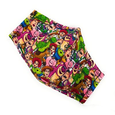 Maskara by BengC Woody Buzz Jessie Rex Toys Packed ADULT Face Mask for Big Kids Teen Men Women