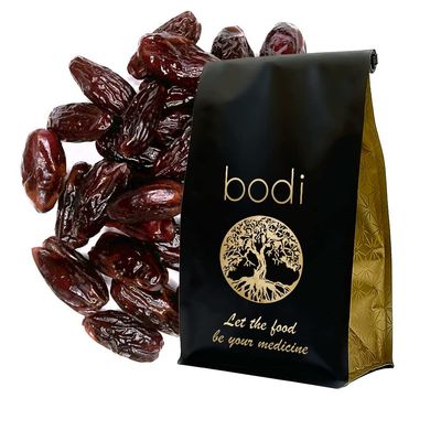 bodi : Dates Whole Dried Pitted | 4oz to 5lb | 100% Pure Natural Hand Crafted (1 lb)