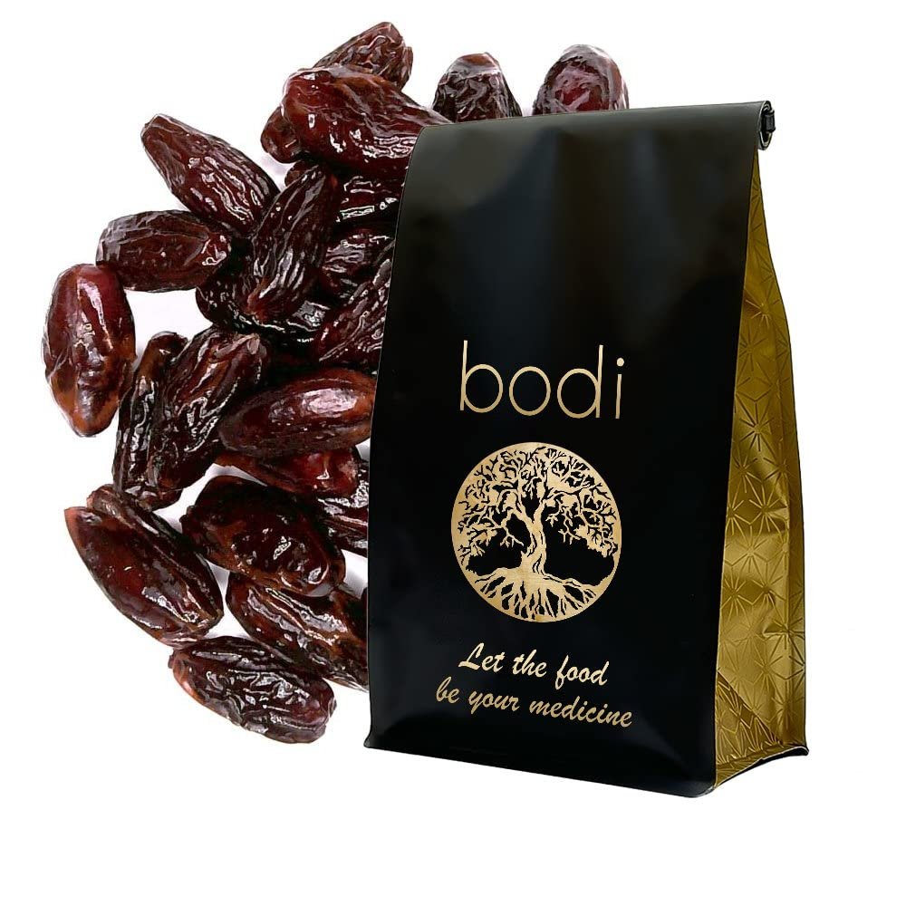 bodi : Dates Whole Dried Pitted | 4oz to 5lb | 100% Pure Natural Hand Crafted (1 lb)