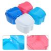 Healifty 4Pcs Case Bath Case Cup Box Holder Storage Soak Container with Strainer Basket for Travel Cleaning view 2
