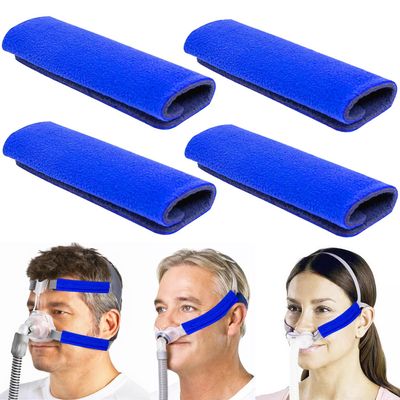 AZEN 4 Pack CPAP Strap Covers, CPAP Mask Strap Cover, CPAP Headgear Strap Covers, CPAP Strap Cushions, CPAP Mask Cushions