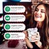 PakTalk Christmas Paper Straws, 10 Styles 200 Pack Red Green Gold Christmas Straws Tree Snowflake Decoration Drinking Straws for Christmas, New Year, Holiday, Party (0.24" x 7.75", 200 Pack) view 3