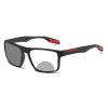 2023 Transition Photochromic Bifocal Reading Glasses for Men Women Square Safety Sports Sunglasses Readers (black, 3.75, multiplier_x) view 4