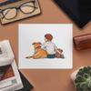 Azeeda 2 x 'Boy, Dog & Teddy Bear' Microfibre Lens/Glasses Cleaning Cloths (LC00020567) view 2