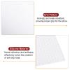 HARFINGTON 4Pcs Shoe Sole Protector 10"x3.94" Shoe Bottom Grip Pads Noise Reduction Silicone for High-Heels, Clear view 4