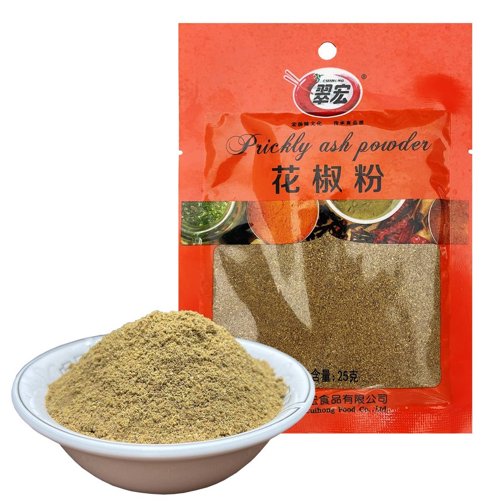 BAILINHOU Sichuan peppercorn powder 0.88oz/25g, red szechuan peppercorns ground ORIGINAL IMPORTED of china