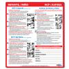 20 PACK: Infant and Child CPR/Choking First Aid in SPANISH - Laminated Card with Magnets - 8.5 x 11 in. view 3