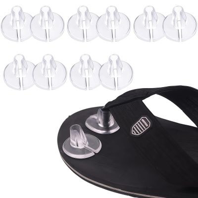 5 Pairs Clear Silicone Gel Sandal Thong Toe Protectors Flip Flops Toe Guard Cushions Anti-Skid Forefoot Pads Smooth for Men and Women 4x3.5cm